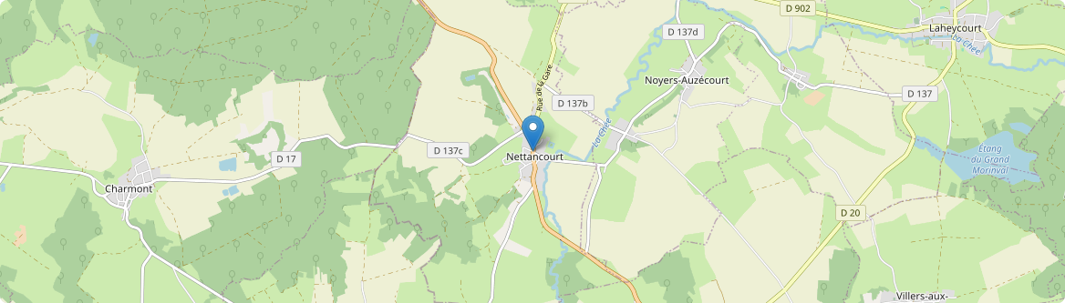 Nettancourt - Carte