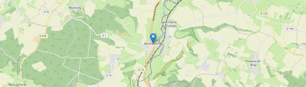 Neuf-Marché - Carte