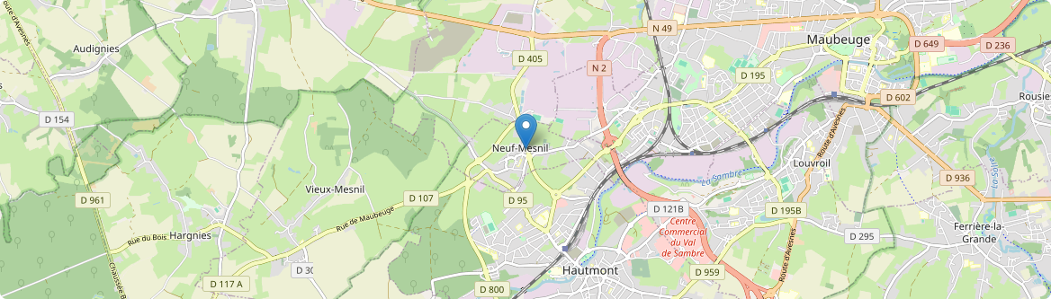 Neuf-Mesnil - Carte