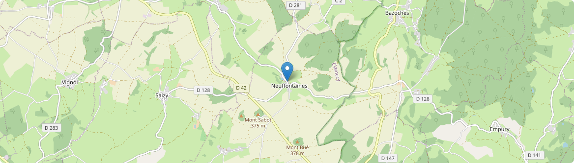 Neuffontaines - Carte