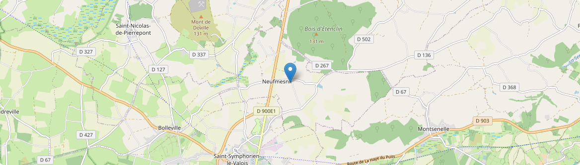 Neufmesnil - Carte