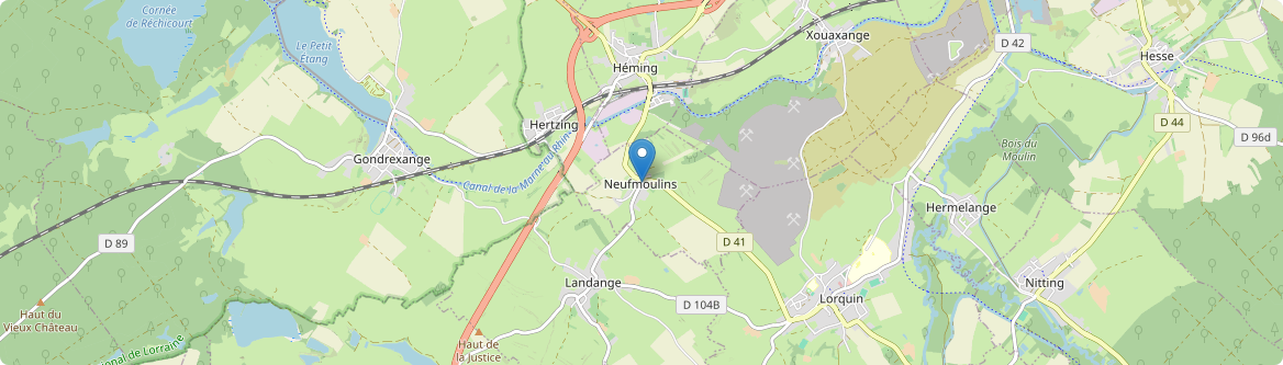 Neufmoulins - Carte