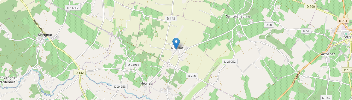 Neuillac - Carte