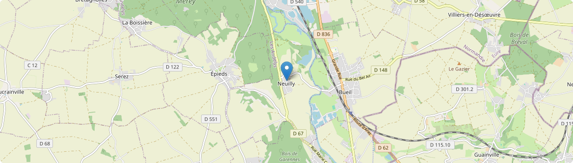 Neuilly - Carte