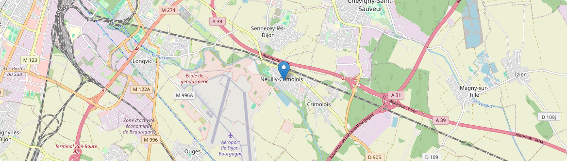 Neuilly-Crimolois - Carte