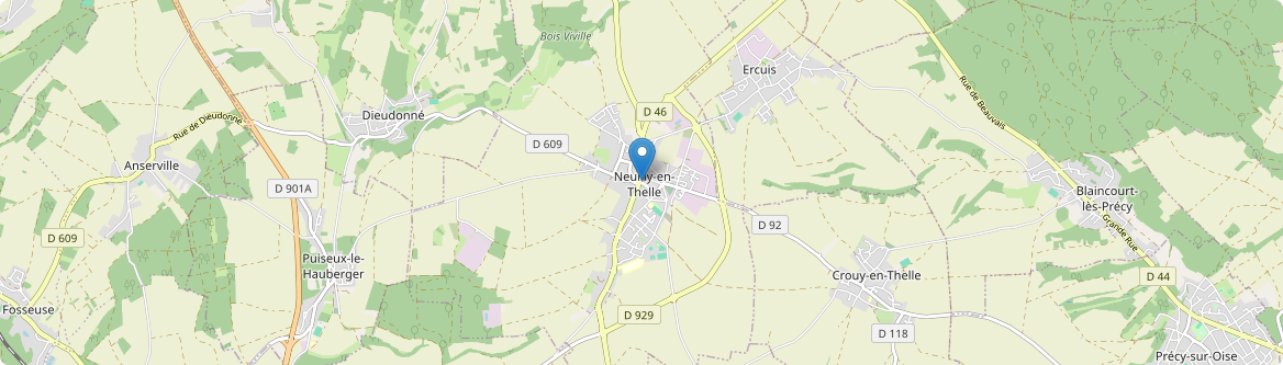 Neuilly-en-Thelle - Carte