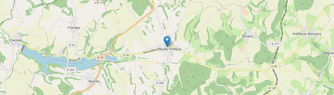 Neuilly-l'Évêque - Carte