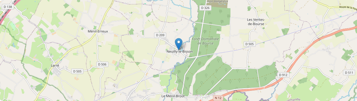 Neuilly-le-Bisson - Carte
