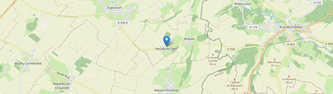Neuilly-le-Dien - Carte