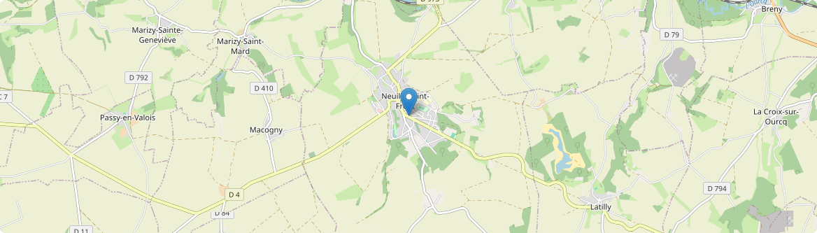 Neuilly-Saint-Front - Carte