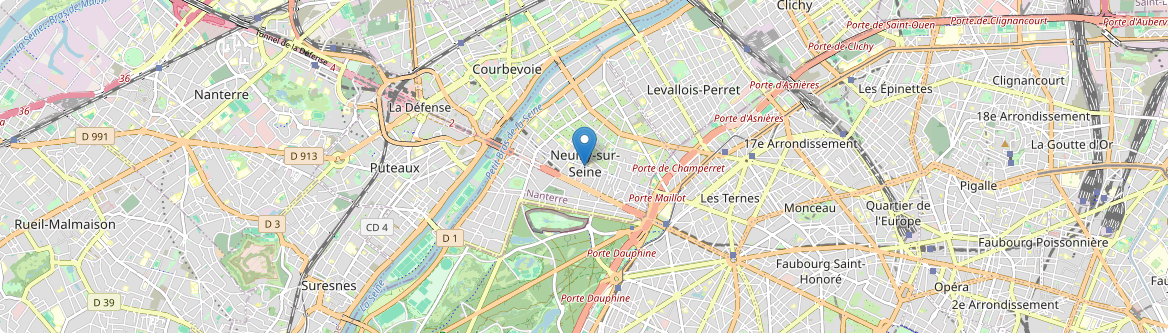 Neuilly-sur-Seine - Carte