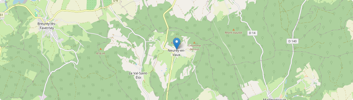 Neurey-en-Vaux - Carte