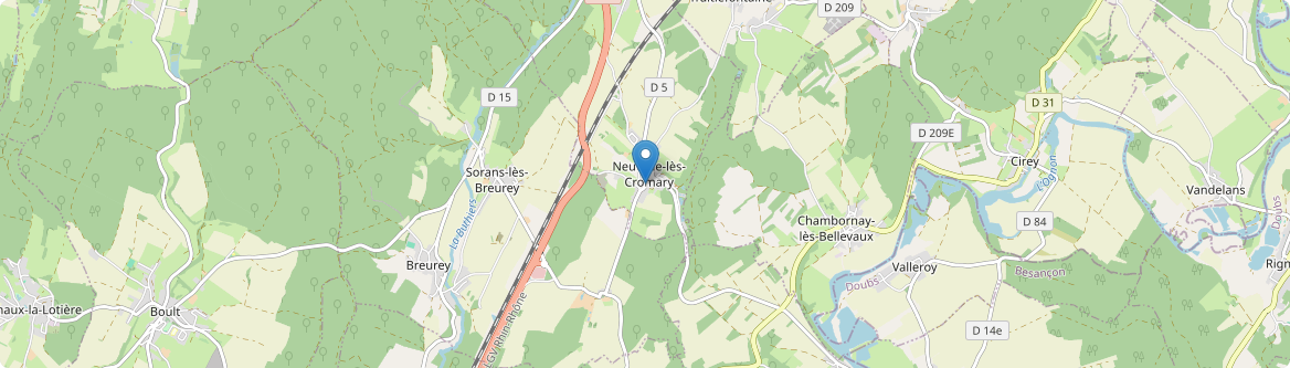 Neuvelle-lès-Cromary - Carte