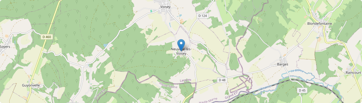 Neuvelle-lès-Voisey - Carte