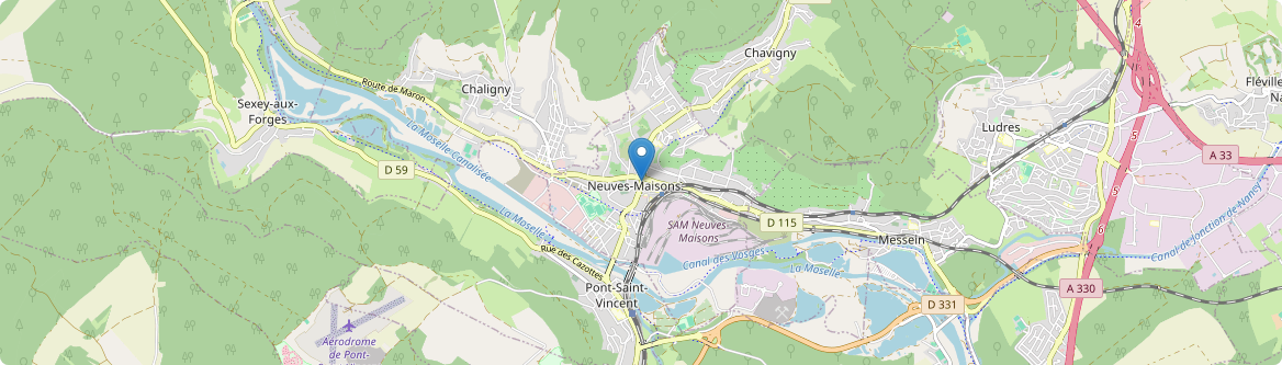 Neuves-Maisons - Carte