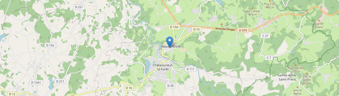 Neuvic-Entier - Carte