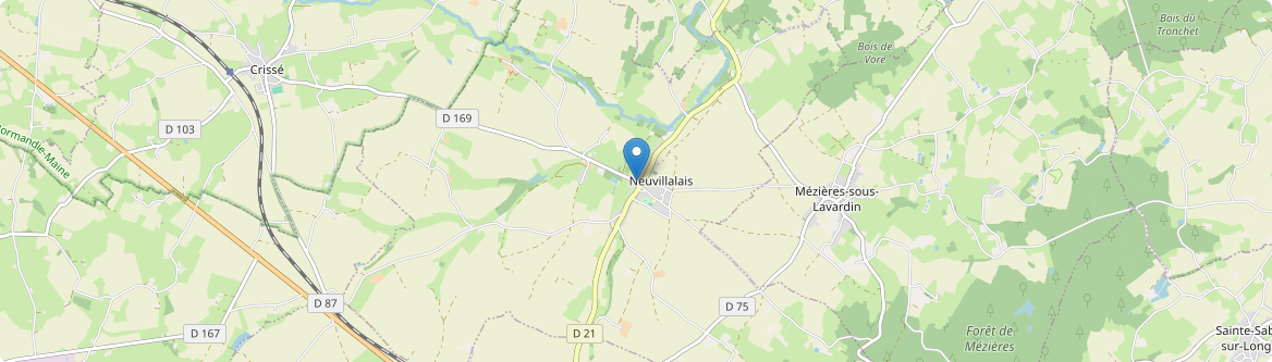 Neuvillalais - Carte