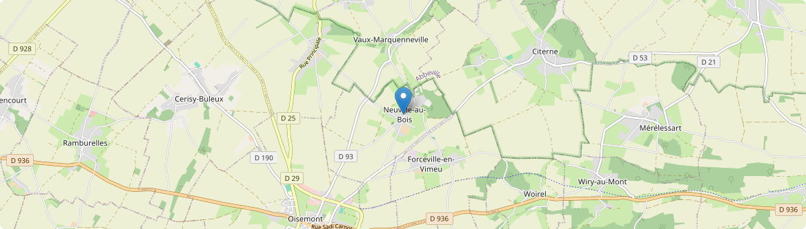 Neuville-au-Bois - Carte