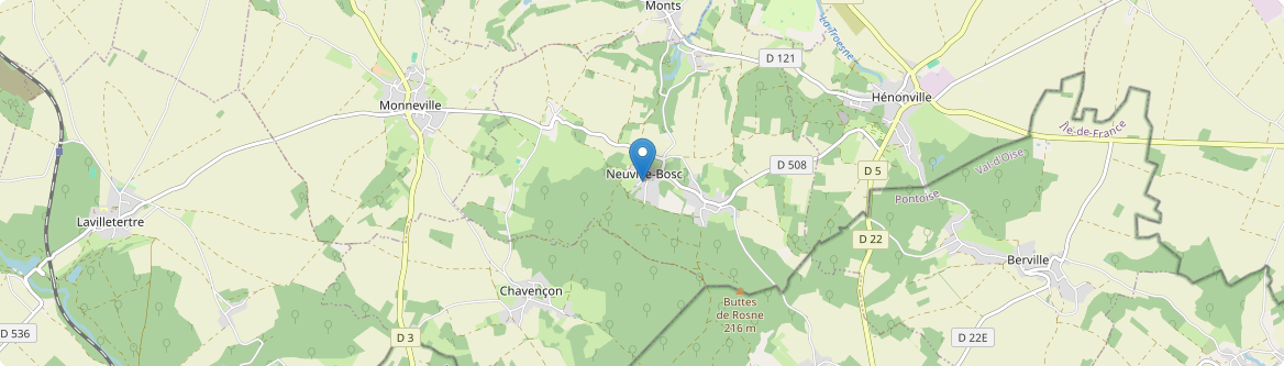 Neuville-Bosc - Carte