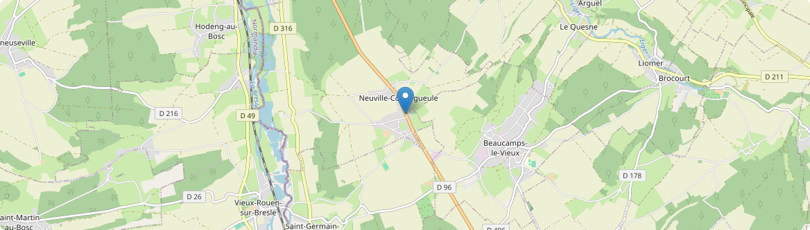 Neuville-Coppegueule - Carte