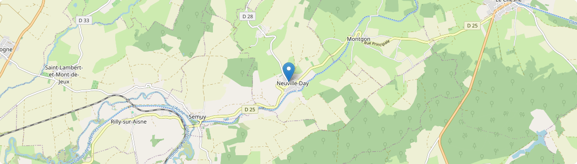 Neuville-Day - Carte