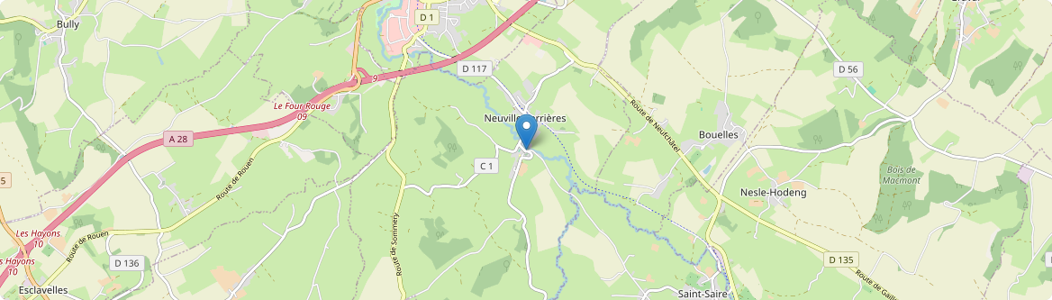 Neuville-Ferrières - Carte