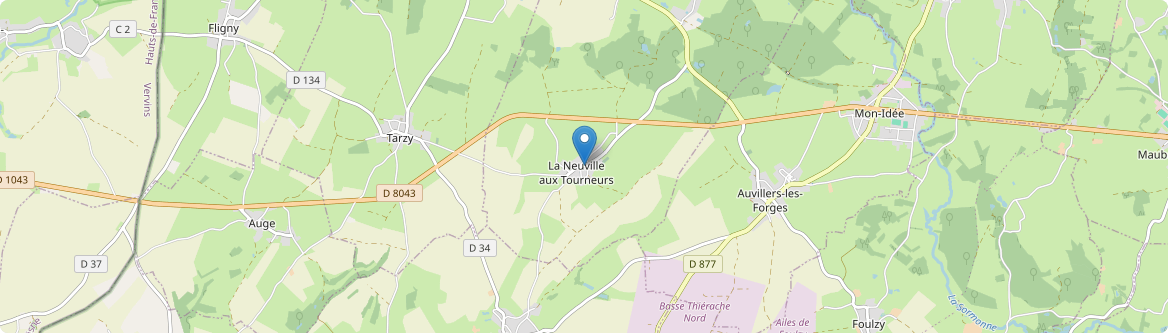 Neuville-lez-Beaulieu - Carte