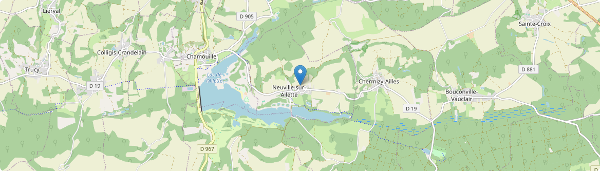 Neuville-sur-Ailette - Carte