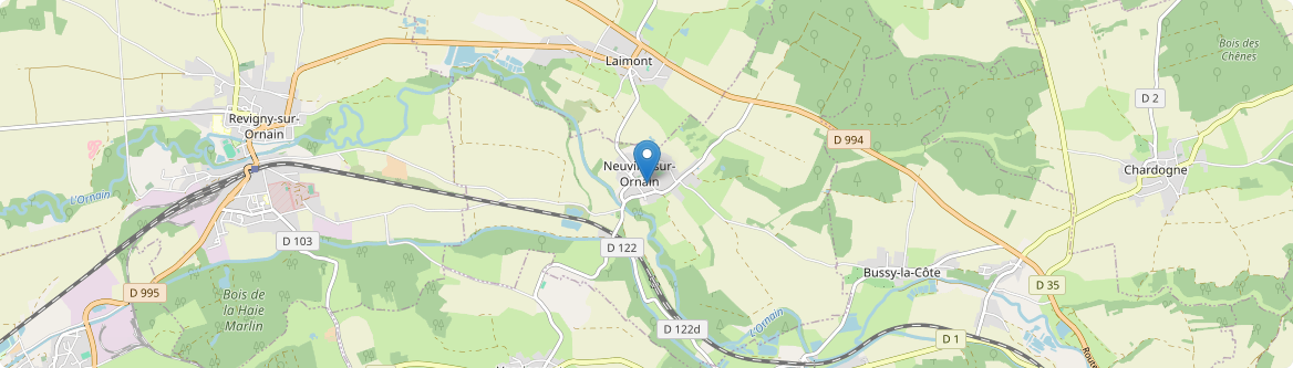 Neuville-sur-Ornain - Carte