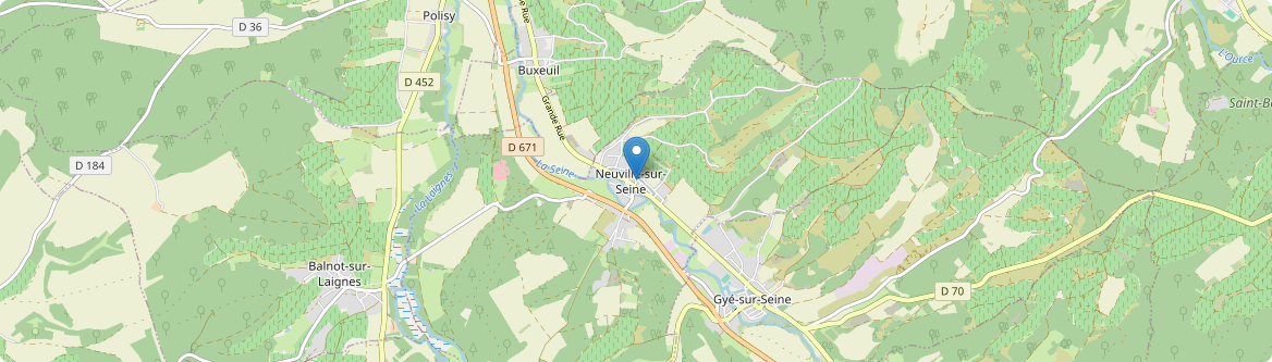 Neuville-sur-Seine - Carte