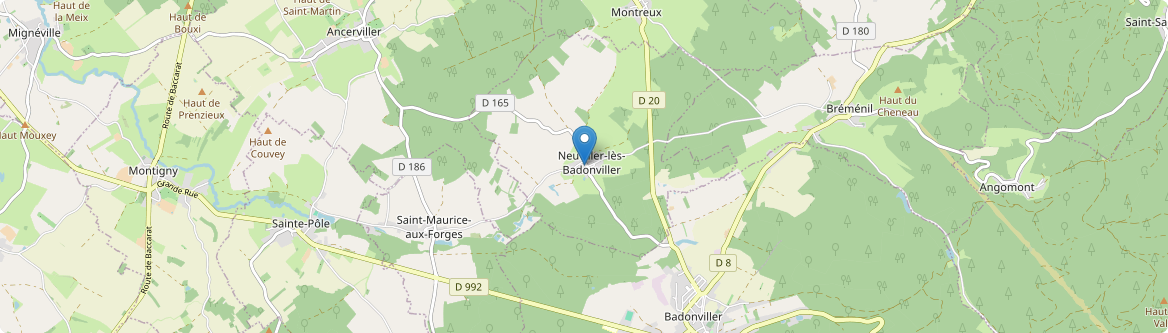 Neuviller-lès-Badonviller - Carte