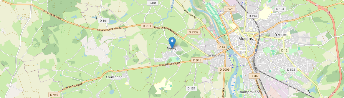 Neuvy - Carte