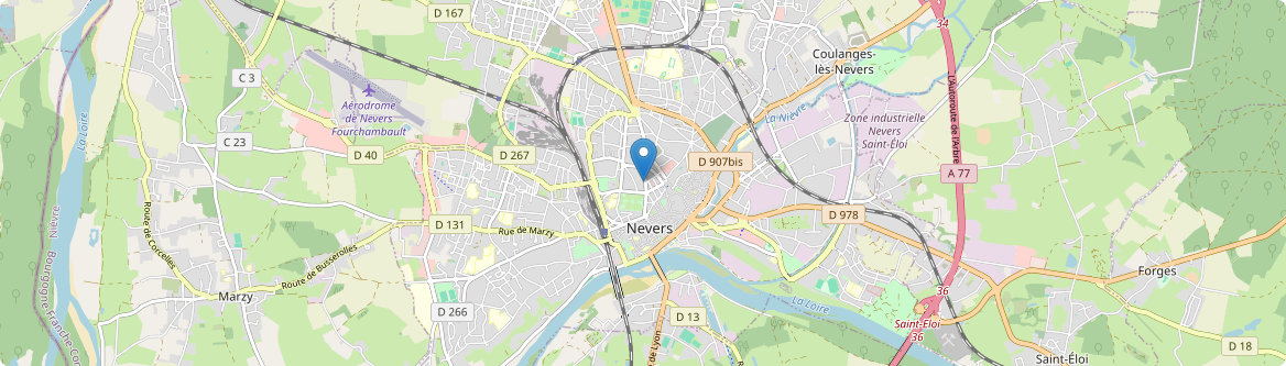 Nevers - Carte