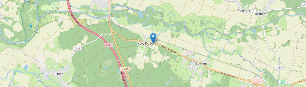 Nevy-lès-Dole - Carte