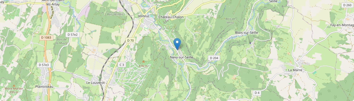 Nevy-sur-Seille - Carte