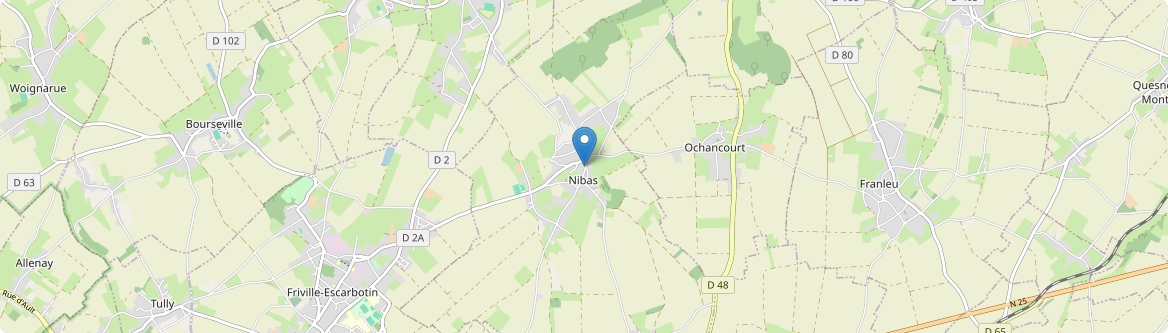 Nibas - Carte