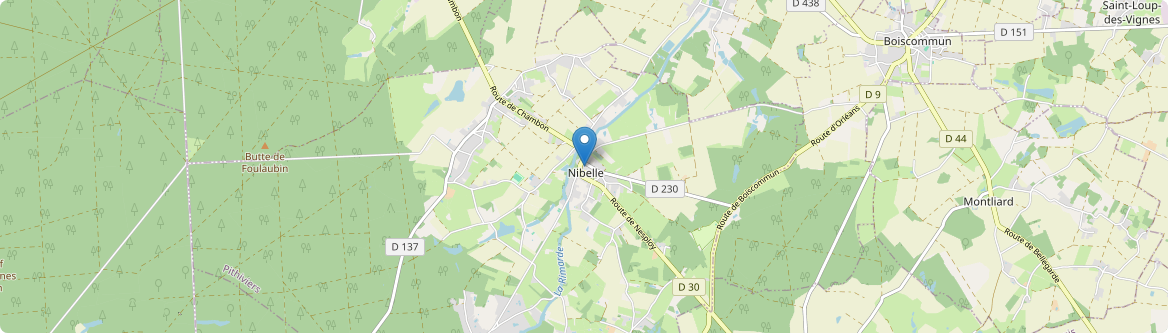 Nibelle - Carte