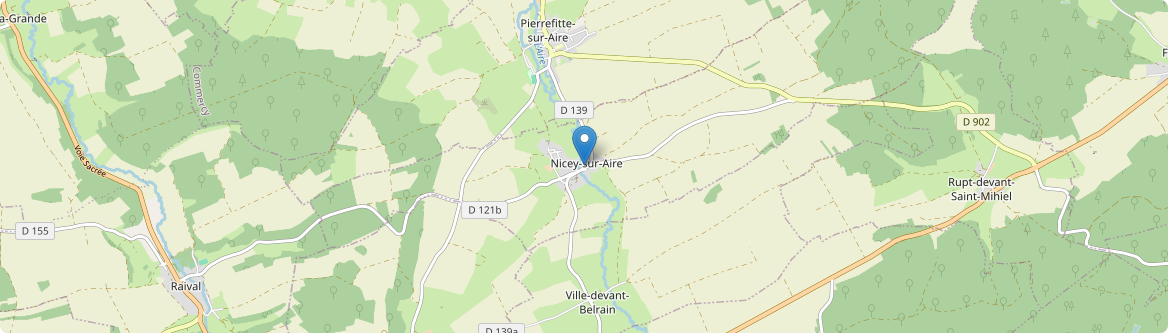 Nicey-sur-Aire - Carte