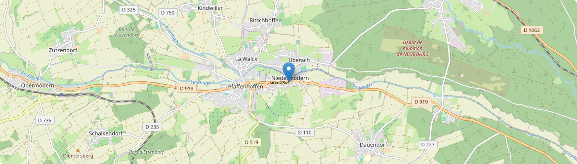 Niedermodern - Carte
