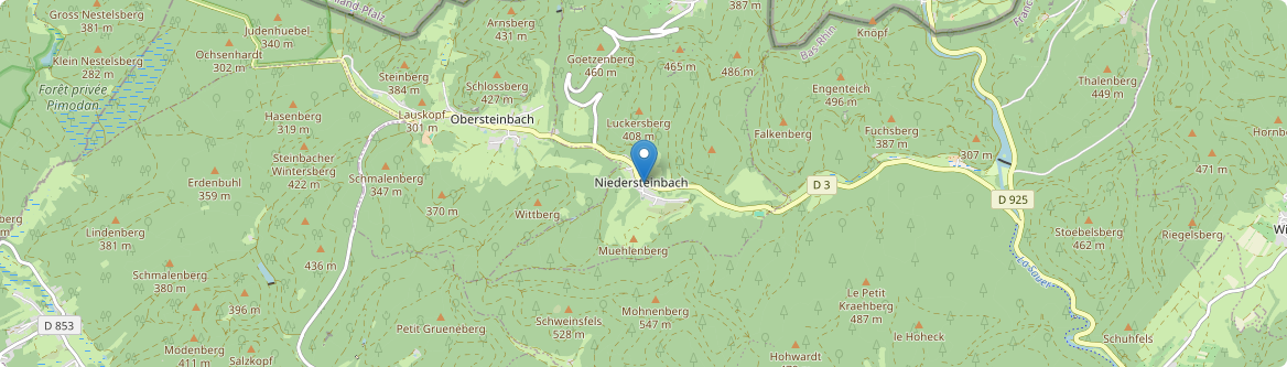Niedersteinbach - Carte