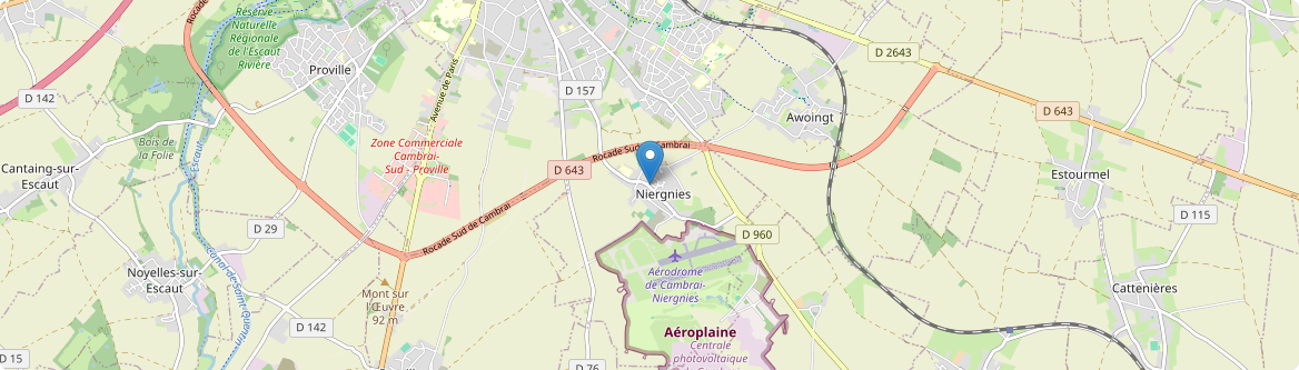 Niergnies - Carte
