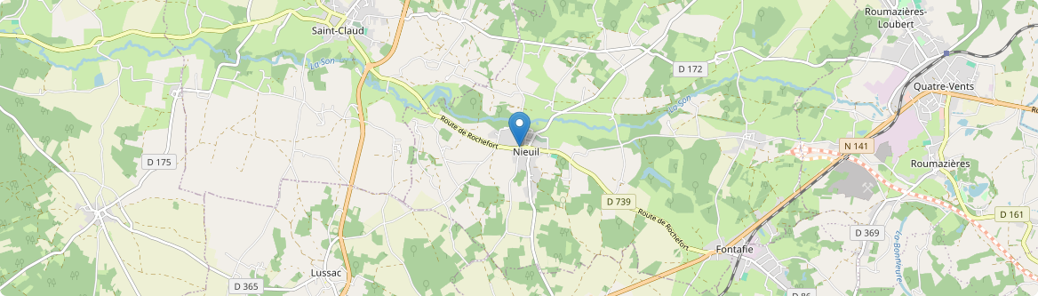 Nieuil - Carte