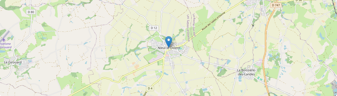 Nieul-le-Dolent - Carte