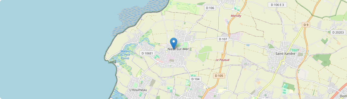 Nieul-sur-Mer - Carte