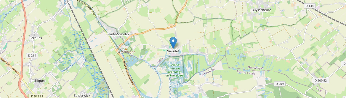 Nieurlet - Carte