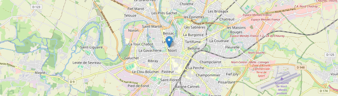 Niort - Carte