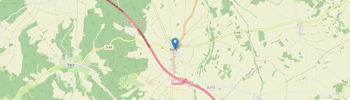 Nitry - Carte