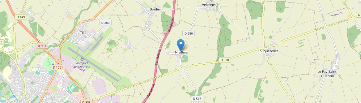 Nivillers - Carte