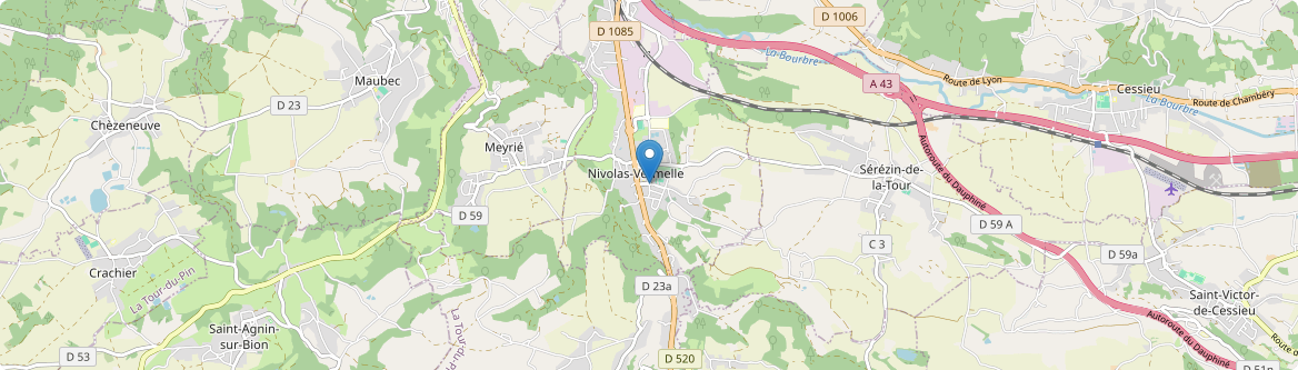 Nivolas-Vermelle - Carte