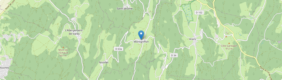 Nivollet-Montgriffon - Carte